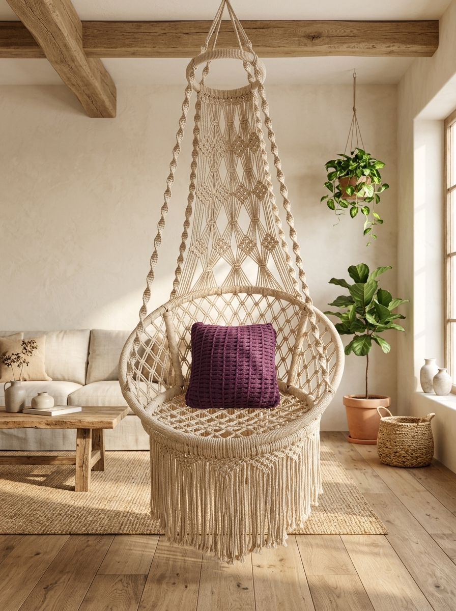 Soleil Macrame Swing